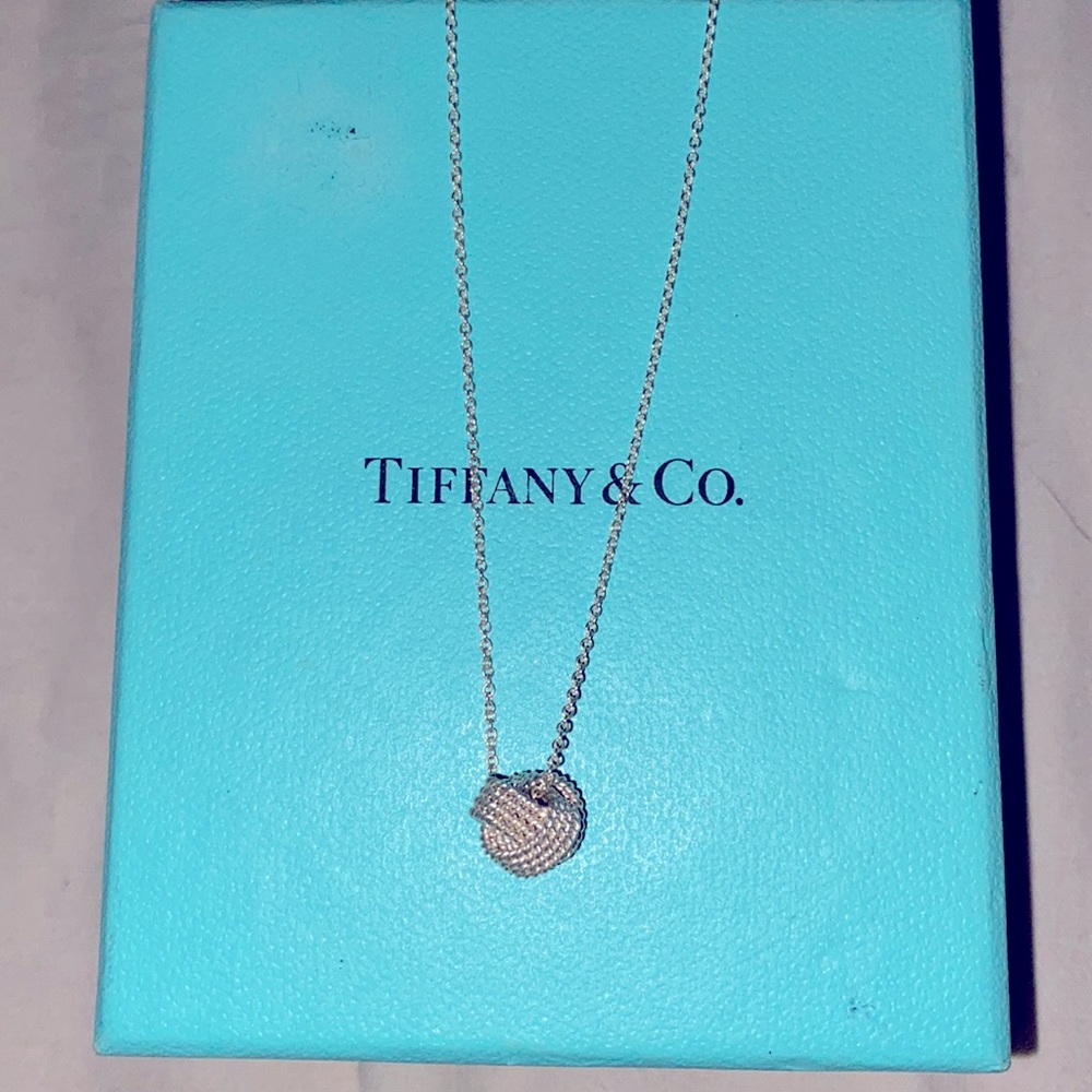 Tiffany and Co Sterling Silver Knot necklace
